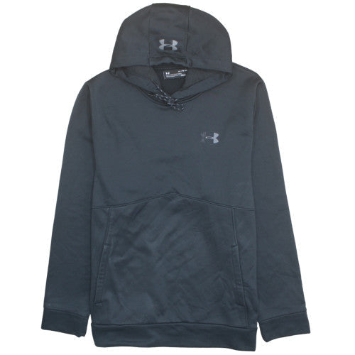 Under Armour Mens Black XL Pullover Hoodie ColdGear Fleece