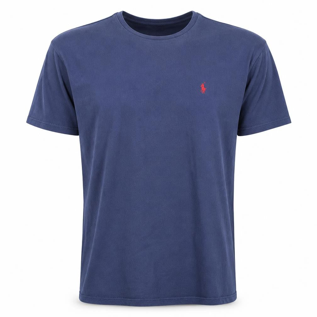 Polo Ralph Lauren Men's Navy Blue Cotton Crew Neck T-Shirt XL