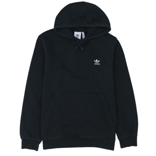 Adidas Men's Black Pullover Hoodie L Regular Fit Fleece Sweatshirt