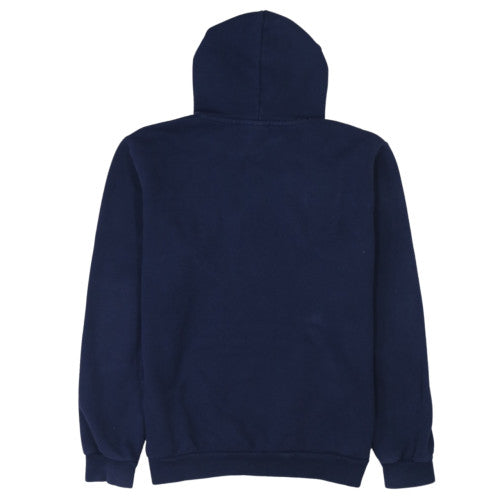 Puma Mens Blue Pullover Hoodie Size M Logo Fleece Hooded Sweatshirt