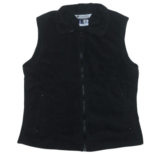 Columbia Men's Black Fleece Bodywarmer Waistcoat M Regular Fit