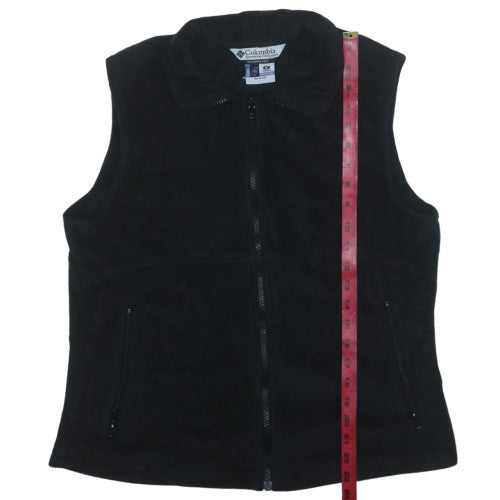 Columbia Men's Black Fleece Bodywarmer Waistcoat M Regular Fit