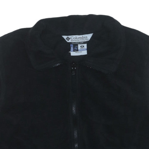 Columbia Men's Black Fleece Bodywarmer Waistcoat M Regular Fit