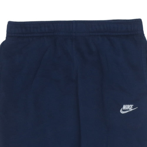 Nike Men's Blue Fleece Sweatpants M Regular Fit Activewear