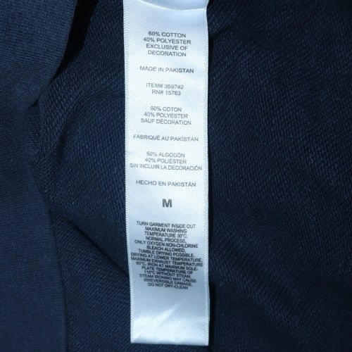 Champion Women’s Navy Pullover Hoodie Medium Cotton Blend Logo