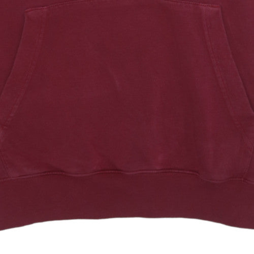 Nike Women’s Burgundy Hoodie Size M Pullover Fleece Sweatshirt