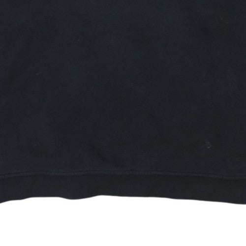 Adidas Mens Black XL Crew Neck Pullover Sweatshirt with Logo