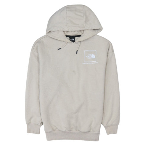 The North Face Mens Beige Pullover Hoodie M Regular Fit Fleece
