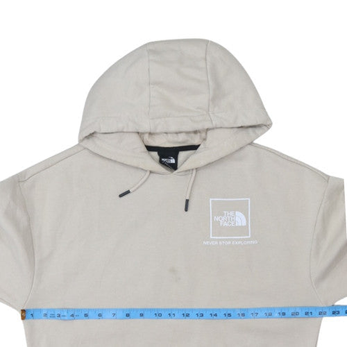 The North Face Mens Beige Pullover Hoodie M Regular Fit Fleece