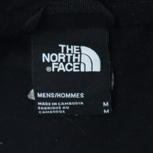 The North Face Mens Black Green Full Zip Hoodie M Outdoor Fleece