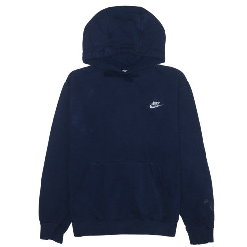 Nike Men's Blue Pullover Hoodie Fleece Regular Fit M