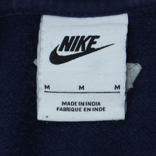 Nike Men's Blue Pullover Hoodie Fleece Regular Fit M