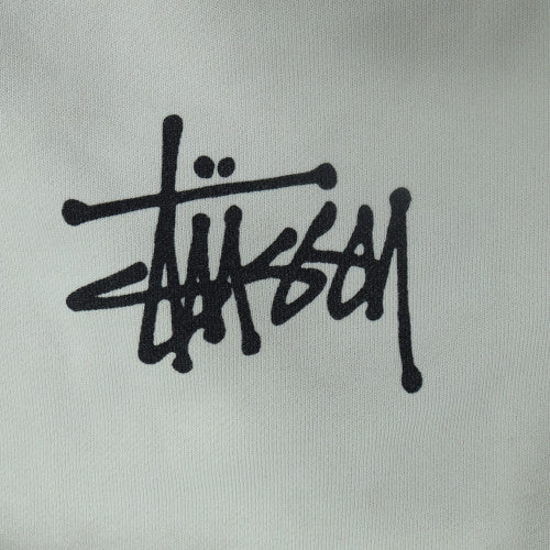 Stussy Men Beige Small Logo Pullover Sweatshirt Crew Neck