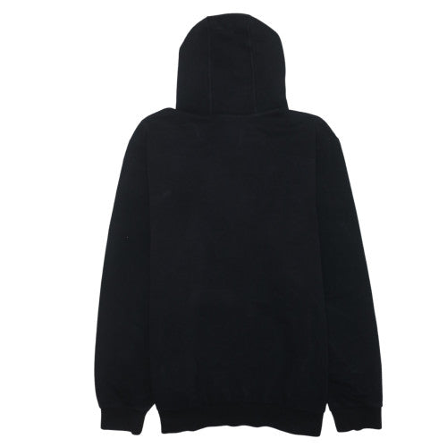 Adidas Mens Black XL Pullover Fleece Hoodie with Red Logo