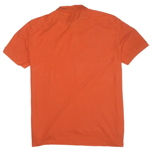 Chaps Men's Orange XL Cotton Short Sleeve Polo Shirt