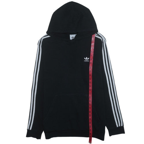 Adidas Mens Black Pullover Hoodie Size L Fleece Sportswear