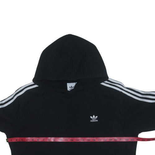 Adidas Mens Black Pullover Hoodie Size L Fleece Sportswear