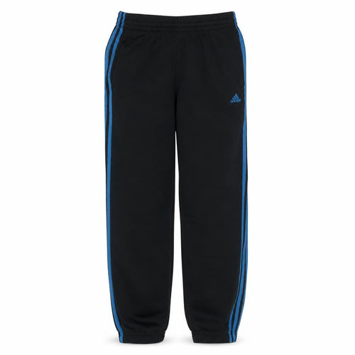 Adidas Boys Black Track Pants 13-14 Years Jogger Cuffed Bottoms Sportswear