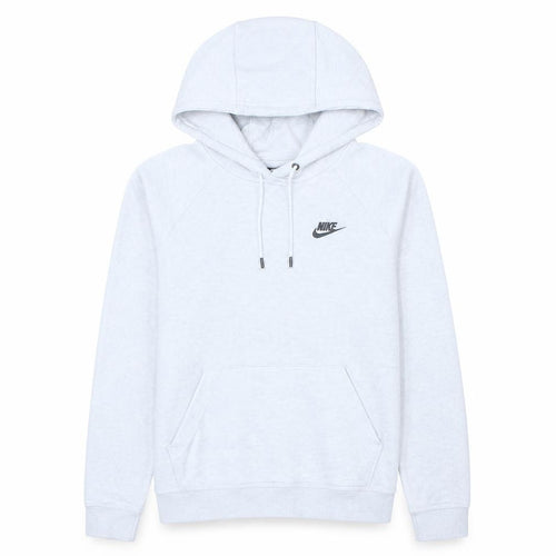 Nike Men's White Pullover Hoodie Small Fleece Logo Sportswear
