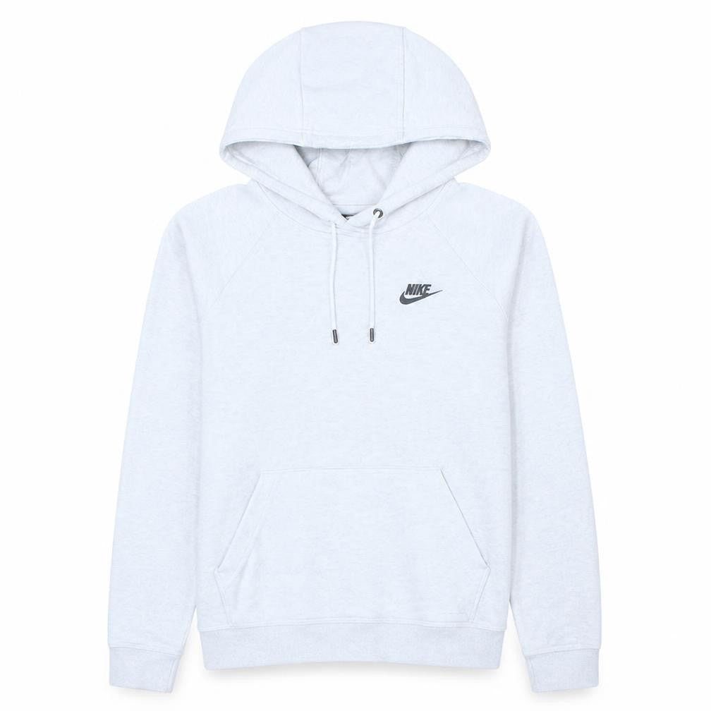 Nike Men's White Pullover Hoodie Small Fleece Logo Sportswear