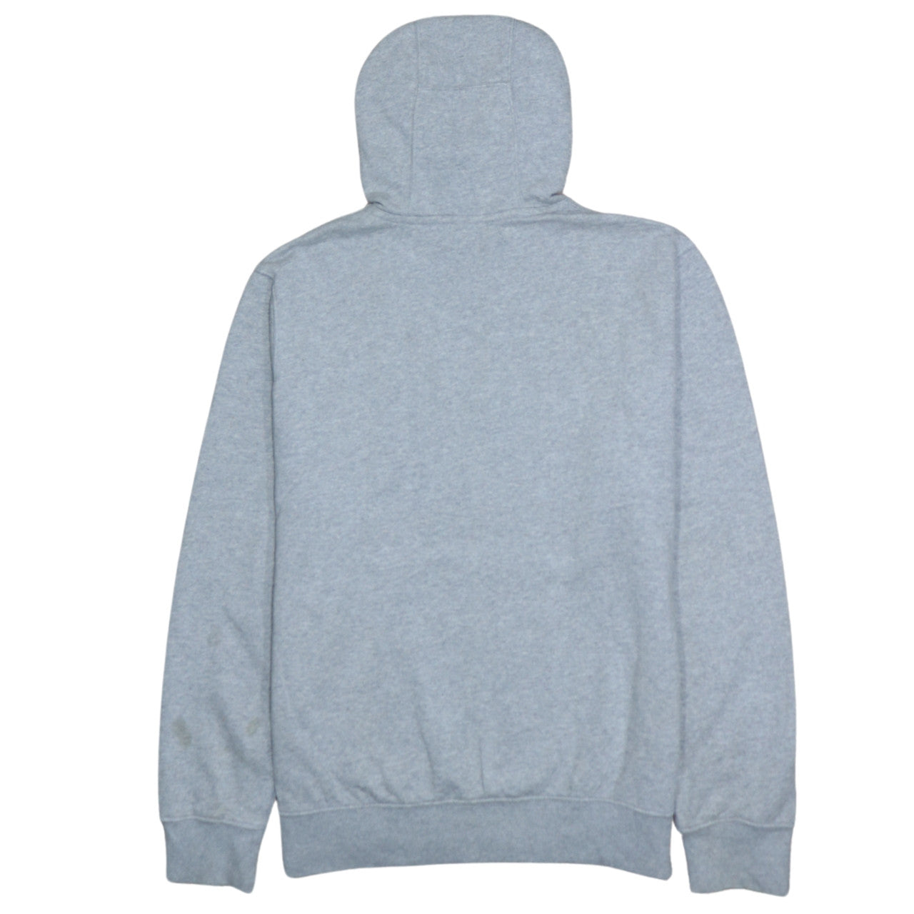 Nike Men's Grey Pullover Hoodie Medium Fleece Logo Sweatshirt