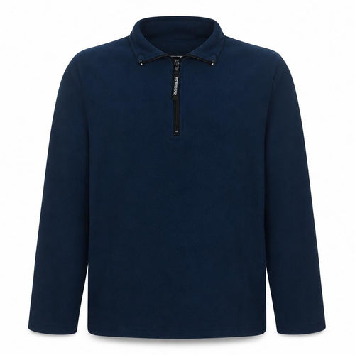 The North Face Men Blue Fleece 1/4 Zip Henley Sweatshirt M