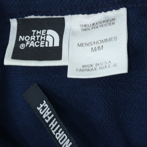 The North Face Men Blue Fleece 1/4 Zip Henley Sweatshirt M