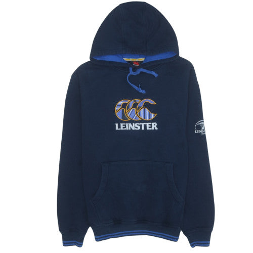 Canterbury Mens Blue Leinster Rugby Pullover Hoodie Size M