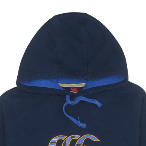 Canterbury Mens Blue Leinster Rugby Pullover Hoodie Size M