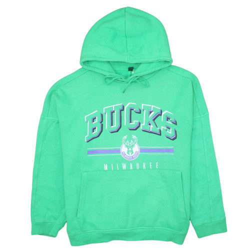 NBA Men’s Green Small Pullover Hoodie Milwaukee Bucks Fleece