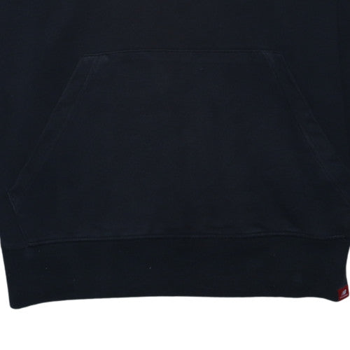New Balance Men's Black XL Pullover Hoodie with Logo Print