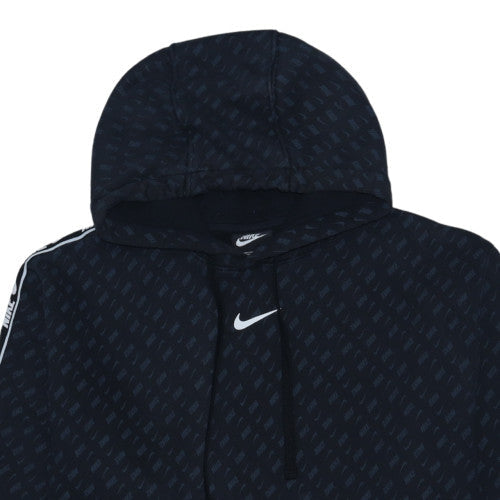 Nike Men's Black Pullover Hoodie L Sports Logo Standard Fit