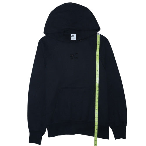 Nike Men's Black Pullover Hoodie Small Fleece Cotton Blend