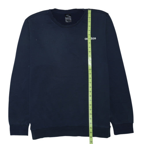 adidas Men's Blue XL Crew Neck Pullover Sweatshirt