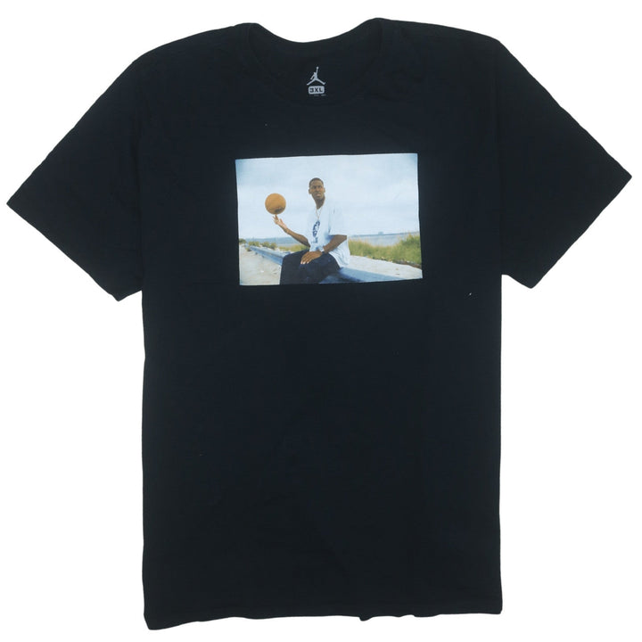 Jordan Men's Black 3XL Basketball Graphic T-Shirt