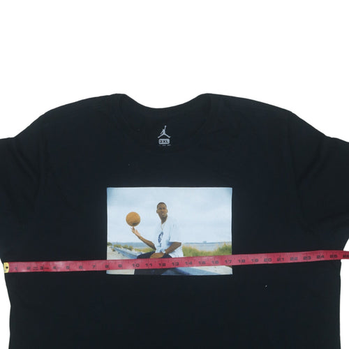 Jordan Men's Black 3XL Basketball Graphic T-Shirt