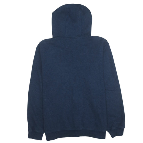 Adidas Mens Blue Full Zip Hoodie XL Regular Fit