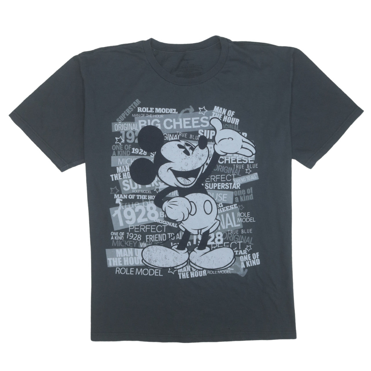 Disney Store Men's Black Mickey Mouse Graphic T-Shirt 2XL