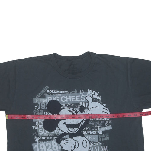 Disney Store Men's Black Mickey Mouse Graphic T-Shirt 2XL