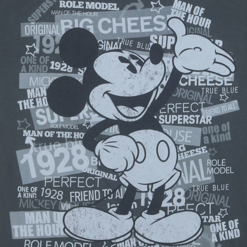 Disney Store Men's Black Mickey Mouse Graphic T-Shirt 2XL