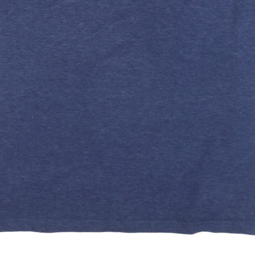 Lee Men's Blue XL Pima Cotton Striped Crew Neck T-Shirt