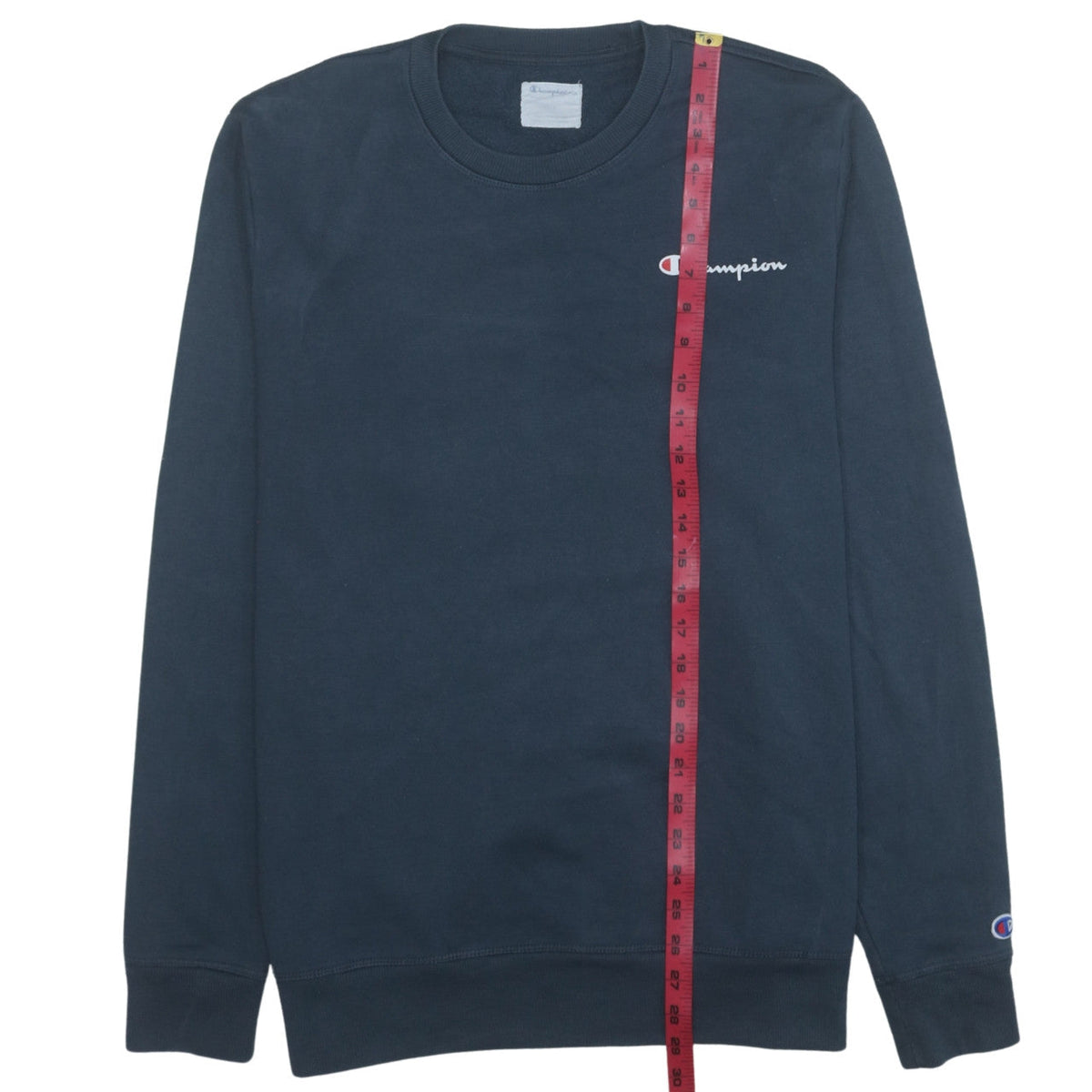 Champion Men’s Blue Crew Neck Logo Sweatshirt Size L