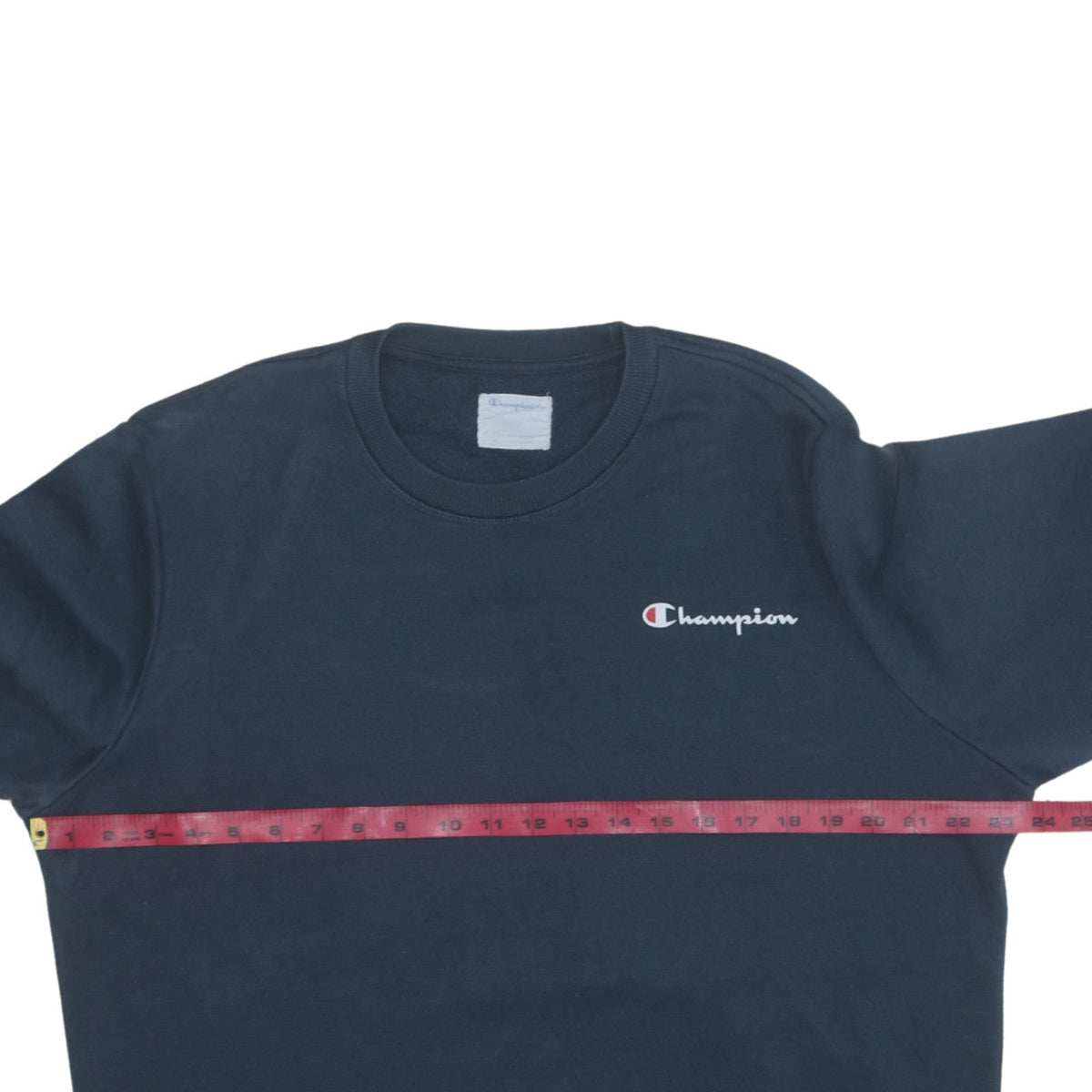 Champion Men’s Blue Crew Neck Logo Sweatshirt Size L