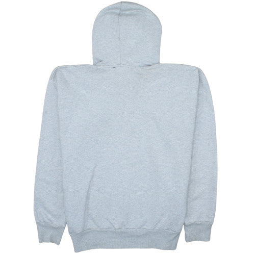 Diesel Men's Grey Pullover Hoodie Logo Print Size M