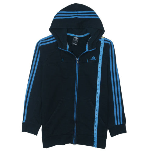 Adidas Men’s Black Full Zip Hoodie L Sports Fleece Jacket