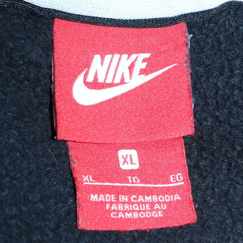 Nike Men Black XL Pullover Hoodie Fleece Sportswear