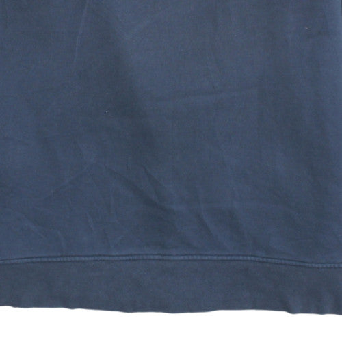 Adidas Men's Blue XL Crew Neck Pullover Sweatshirt Logo Sportswear