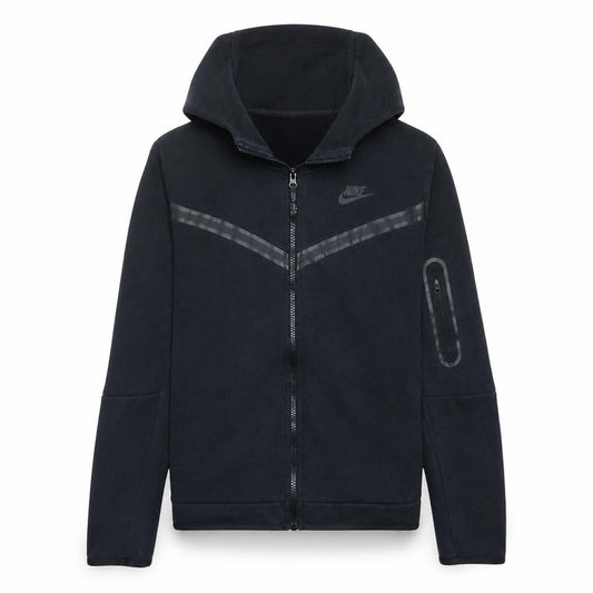 Nike Boys Black Full Zip Hoodie XL 158-170cm Hooded Sweatshirt