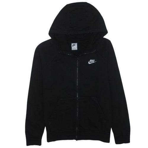 Nike Men’s Black Full Zip Hoodie M Regular Fit Fleece Sportswear