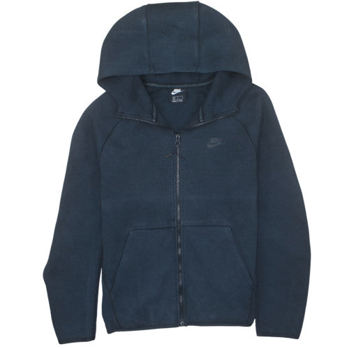Nike Men's Blue Full Zip Fleece Hoodie Size M